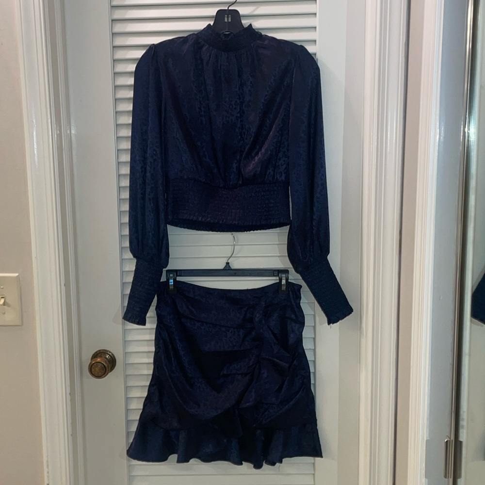 Aqua Cheetah Print Set